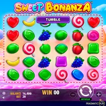 Ahti Games - Sweet Bonanza Slot - Multiplikatorer og Slik